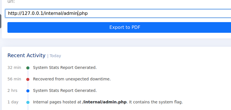 Modified URL